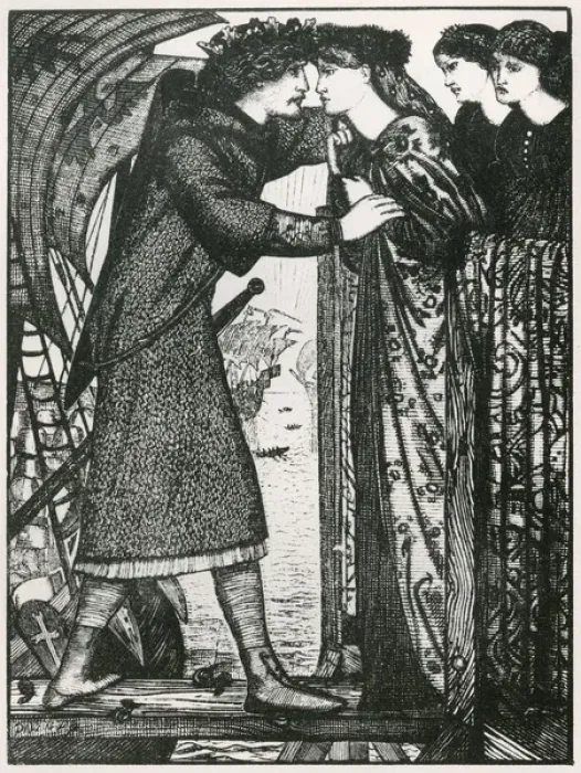 Framed Print : Sigurd the Crusader by E. Burne Jones Framed Print : Sigurd the Crusader by E. Burne Jones