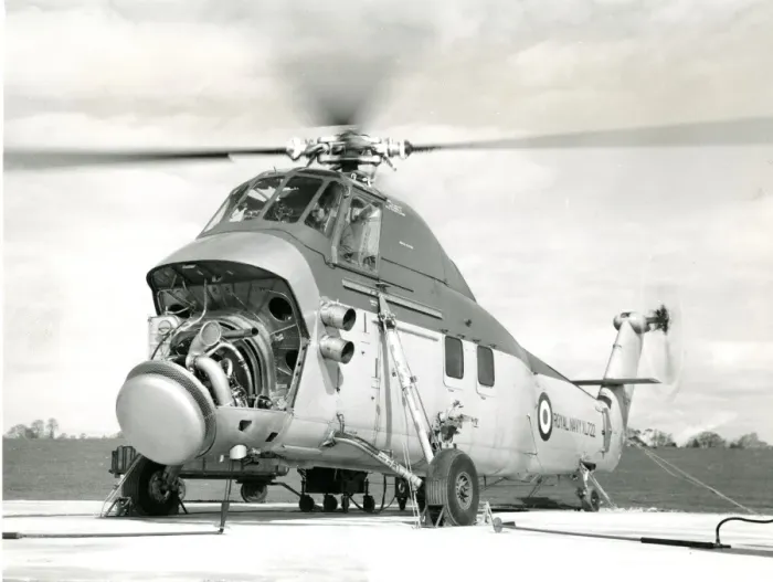 Framed Print : Sikorsky-built S-58, XL722, re-engined by Westland with ?
