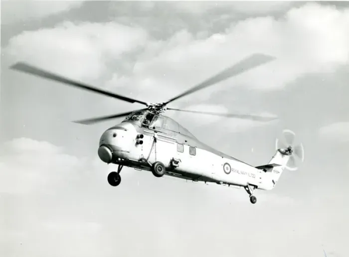 Framed Print : Sikorsky-built S-58, XL722, re-engined by Westland with ? Framed Print : Sikorsky-built S-58, XL722, re-engined by Westland with ?