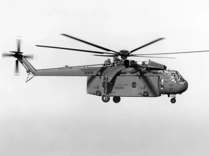 Framed Print : Sikorsky CH-54A Tarhe 68-18455 (S-64 Skycrane) Framed Print : Sikorsky CH-54A Tarhe 68-18455 (S-64 Skycrane)
