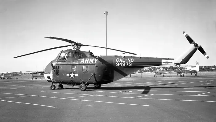 Framed Print : Sikorsky H-19D Chickasaw 59-4973 Framed Print : Sikorsky H-19D Chickasaw 59-4973