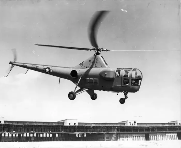 Framed Print : Sikorsky S-51 92008 of the USAF in Berlin 1950 Framed Print : Sikorsky S-51 92008 of the USAF in Berlin 1950