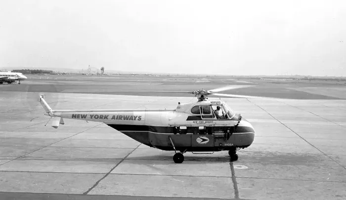 Framed Print : Sikorsky S-55 N406A Framed Print : Sikorsky S-55 N406A