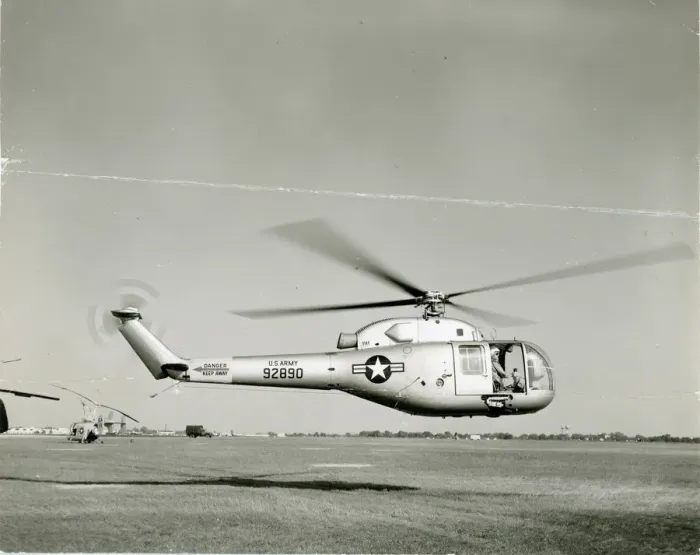 Framed Print : Sikorsky S-59 or XH-39, 49-2890 Framed Print : Sikorsky S-59 or XH-39, 49-2890