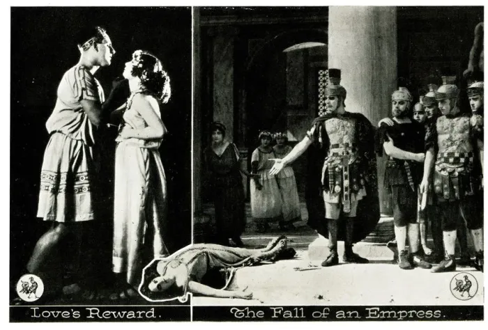 Framed Print : Silent Film - Messalina, Death of Messalina Framed Print : Silent Film - Messalina, Death of Messalina