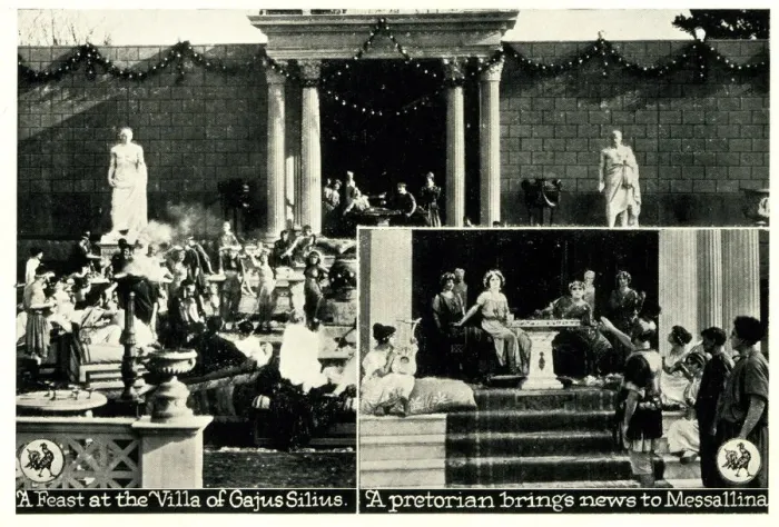 Framed Print : Silent Film - Messalina, Feast, Pretorian Guard Framed Print : Silent Film - Messalina, Feast, Pretorian Guard