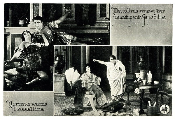 Silent Film - Messalina, Gajus Silius, Narcisus