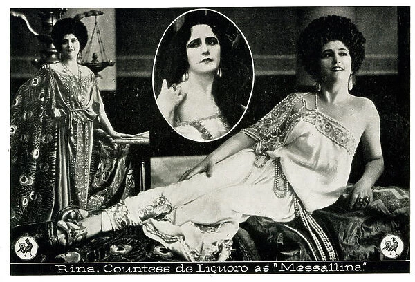 Silent Film - Messalina, Rina Countess of Liguoro