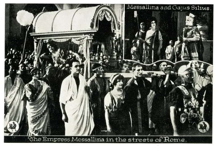 Framed Print : Silent Film - Messalina, in streets of Rome Framed Print : Silent Film - Messalina, in streets of Rome