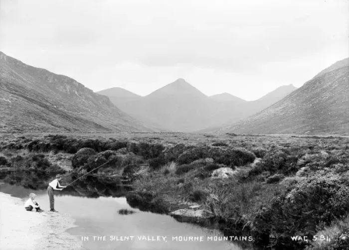 Framed Print : In the Silent Valley, Mourne Mountains Framed Print : In the Silent Valley, Mourne Mountains