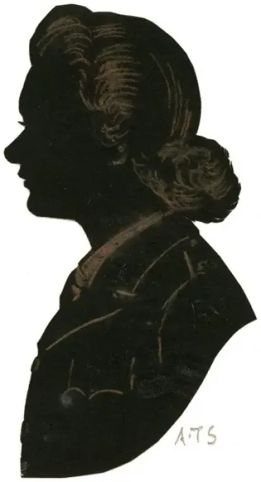 Framed Print : Silhouette of an ATS woman Framed Print : Silhouette of an ATS woman