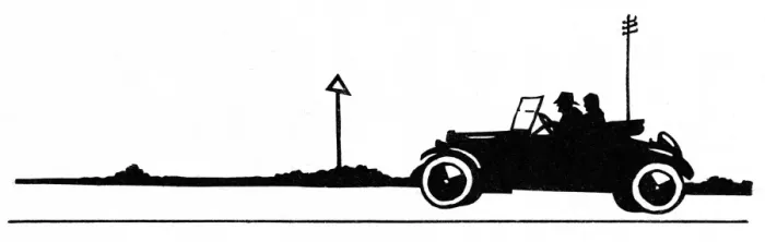 Framed Print : Silhouette, couple in an open-topped car Framed Print : Silhouette, couple in an open-topped car
