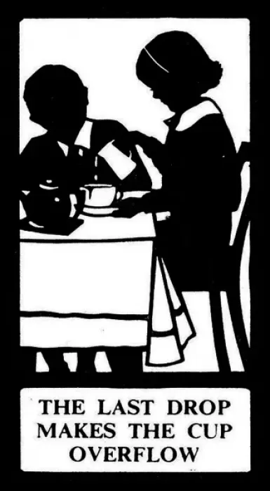 Framed Print : Silhouette, The Last Drop Makes the Cup Overflow Framed Print : Silhouette, The Last Drop Makes the Cup Overflow