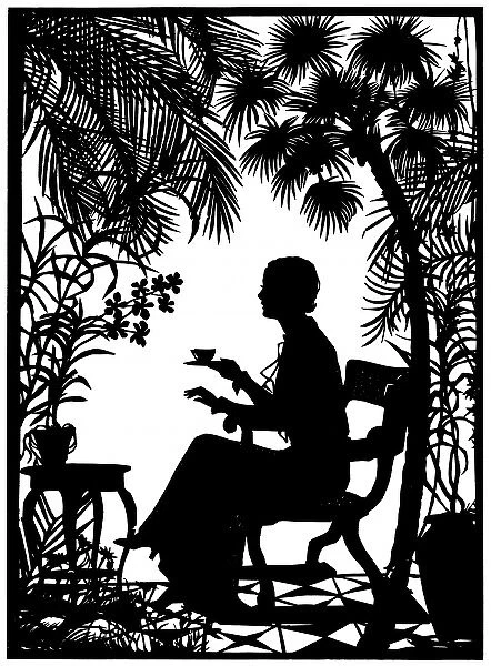 Silhouette of Grace Moore