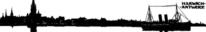 Framed Print : Silhouette of Harwich to Antwerp shipping Framed Print : Silhouette of Harwich to Antwerp shipping