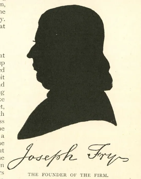 Framed Print : Silhouette, Joseph Fry, head of Frys Cocoa, Bristol Framed Print : Silhouette, Joseph Fry, head of Frys Cocoa, Bristol