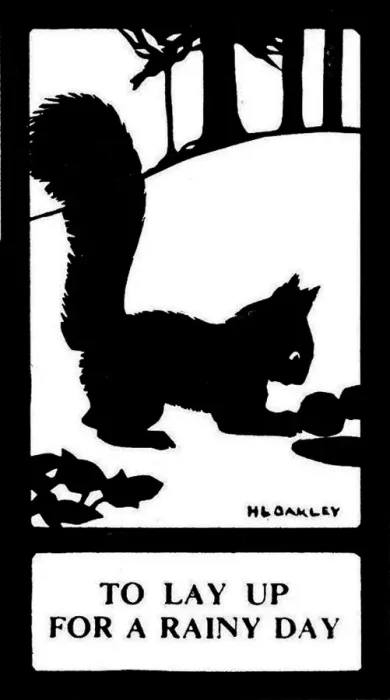 Framed Print : Silhouette, To Lay Up for a Rainy Day Framed Print : Silhouette, To Lay Up for a Rainy Day