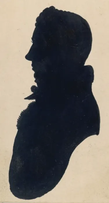 Framed Print : Silhouette / Man C. 1820 Framed Print : Silhouette / Man C. 1820