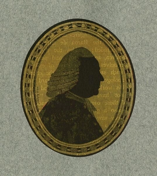 Silhouette portrait of Lord Mansfield by A. Forberger