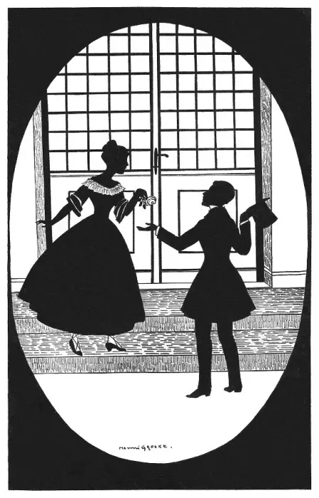 Framed Print : Silhouette - Postcard Design Framed Print : Silhouette - Postcard Design