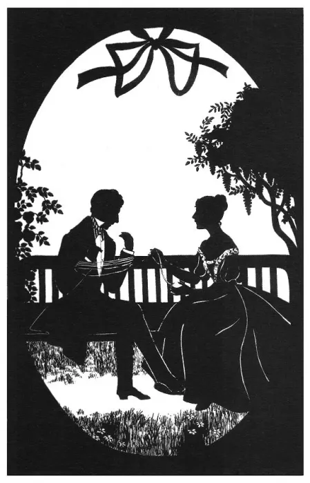 Framed Print : Silhouette - Postcard Design Framed Print : Silhouette - Postcard Design
