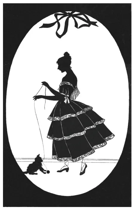 Framed Print : Silhouette - Postcard Design