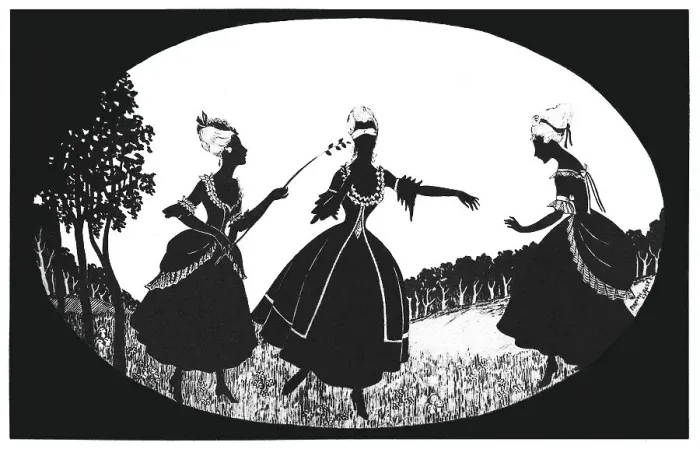 Framed Print : Silhouette - Postcard Design Framed Print : Silhouette - Postcard Design