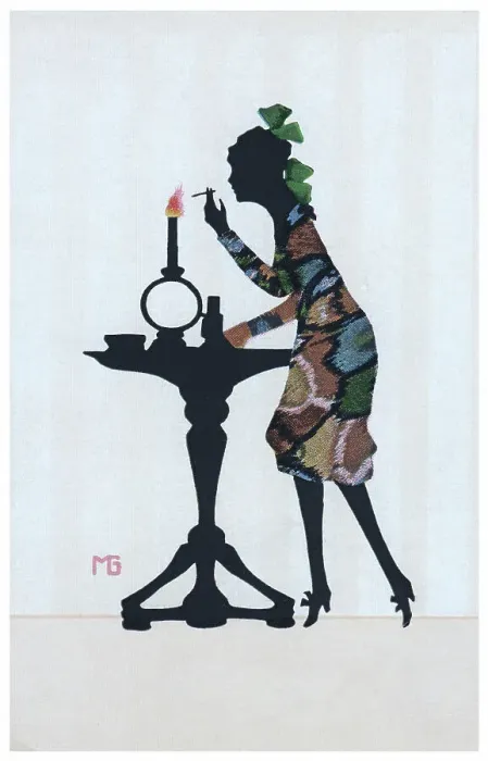 Framed Print : Silhouette - Postcard Design Framed Print : Silhouette - Postcard Design