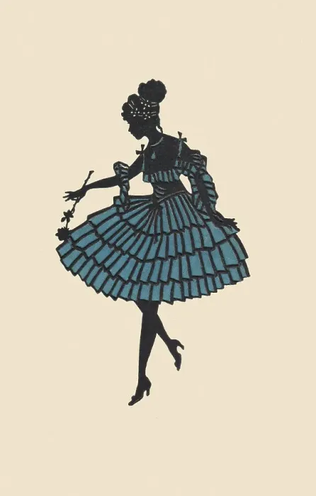 Framed Print : Silhouette - Postcard Design Framed Print : Silhouette - Postcard Design