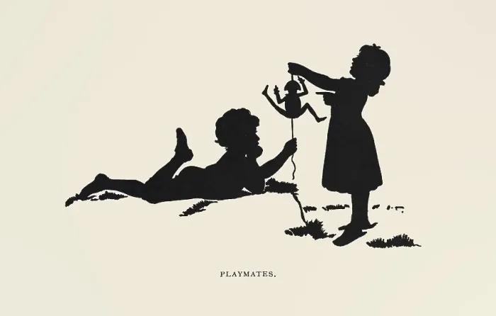Framed Print : Silhouette - Postcard Design Framed Print : Silhouette - Postcard Design