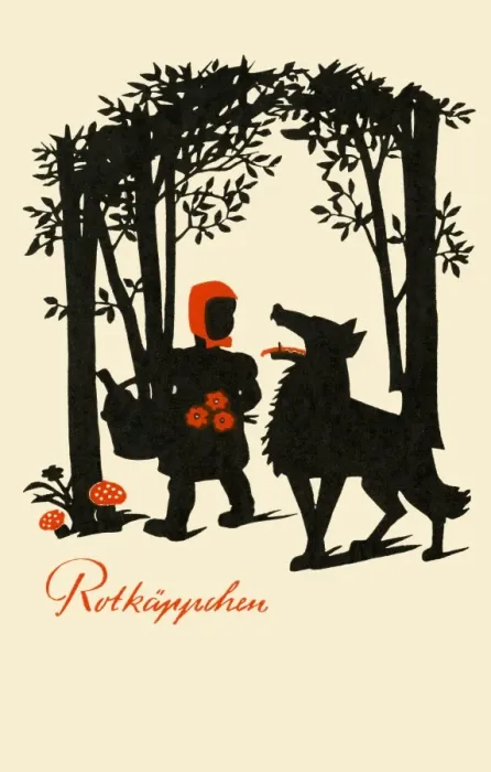 Framed Print : Silhouette. Red Riding Hood Framed Print : Silhouette. Red Riding Hood