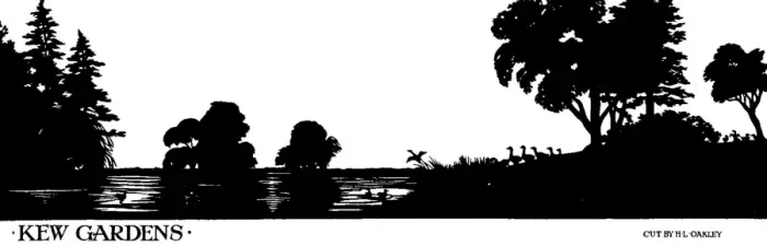 Framed Print : Silhouette scene of Kew Gardens Framed Print : Silhouette scene of Kew Gardens