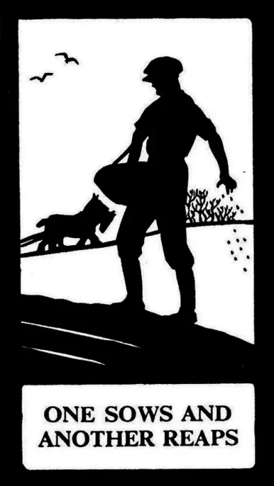 Framed Print : Silhouette, One Sows and Another Reaps Framed Print : Silhouette, One Sows and Another Reaps