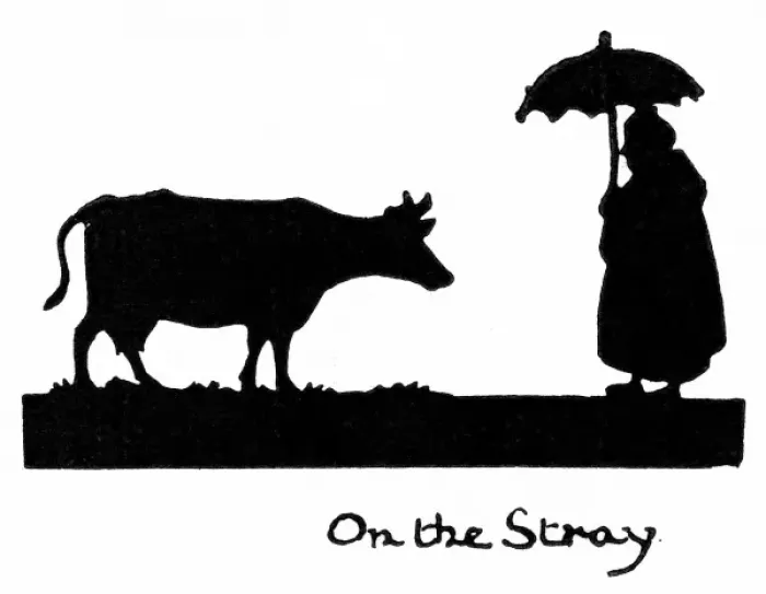 Framed Print : Silhouette, On the Stray Framed Print : Silhouette, On the Stray