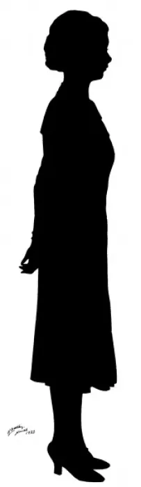 Framed Print : Silhouette of a woman Framed Print : Silhouette of a woman