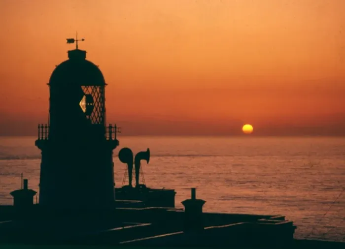 Framed Print : Silhouetted view of Pendeen Lighthouse, Cornwall Framed Print : Silhouetted view of Pendeen Lighthouse, Cornwall