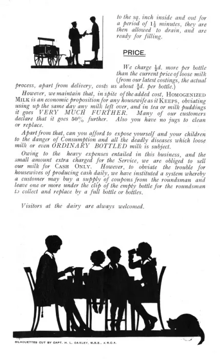 Framed Print : Silhouettes for Bristol Pure Milk Co Ltd Framed Print : Silhouettes for Bristol Pure Milk Co Ltd