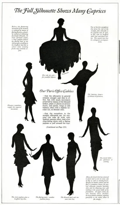 Framed Print : Silhouettes of Women - Many Caprices Framed Print : Silhouettes of Women - Many Caprices
