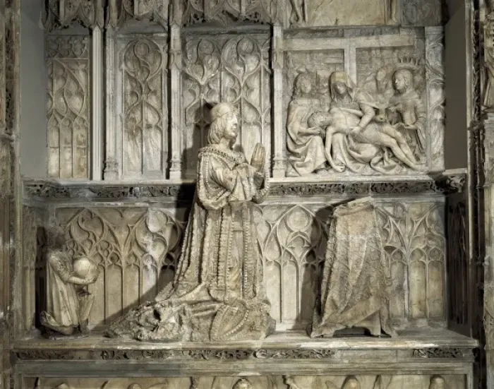 Framed Print : SILOɬGil de (1486-1501). Sepulchre of Juan Framed Print : SILOɬGil de (1486-1501). Sepulchre of Juan