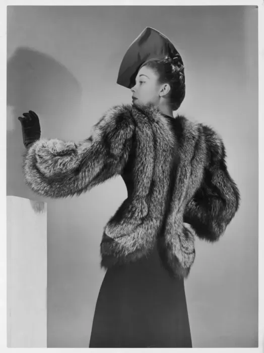 Framed Print : Silver Fox Coat 1939 Framed Print : Silver Fox Coat 1939