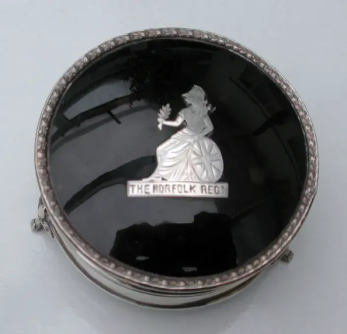Framed Print : Silver jewellery box with tortoiseshell lid Framed Print : Silver jewellery box with tortoiseshell lid