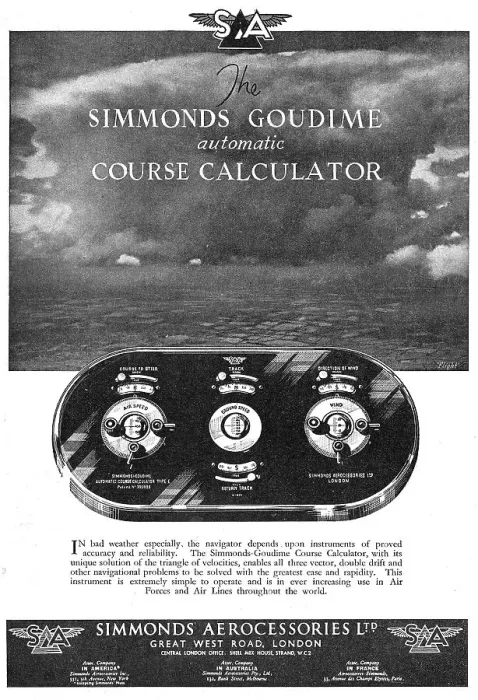 Framed Print : Simmonds Aerocessories : Simmonds Goudime Course Calculator Framed Print : Simmonds Aerocessories : Simmonds Goudime Course Calculator