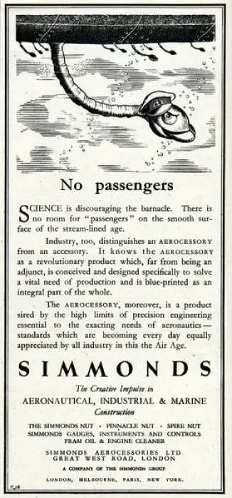 Framed Print : Simmonds: Aeronautical, Industrial & Marine Constrution 1943 Framed Print : Simmonds: Aeronautical, Industrial & Marine Constrution 1943