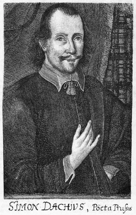Framed Print : Simon Dach, Writer Framed Print : Simon Dach, Writer