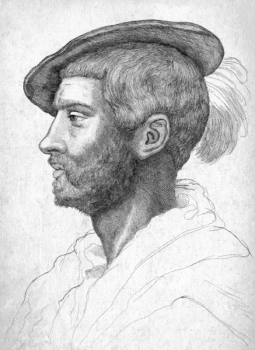 Framed Print : Simon George (Holbein) Framed Print : Simon George (Holbein)