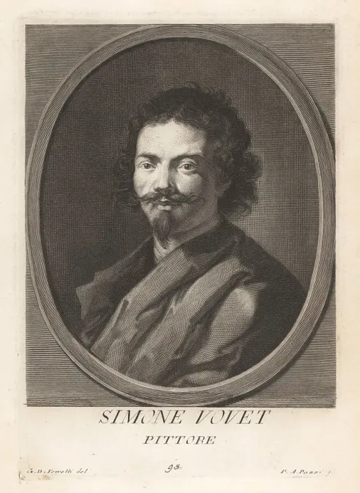 Framed Print : Simon Vouet, French painter, 1590-1649 Framed Print : Simon Vouet, French painter, 1590-1649