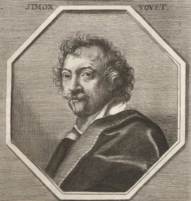 Framed Print : Simon Vouet, French painter, 1590-1649 Framed Print : Simon Vouet, French painter, 1590-1649