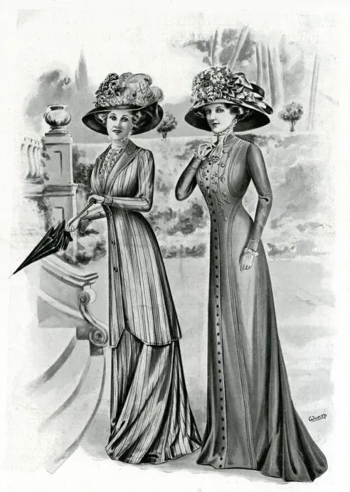 Framed Print : Simple designs for morning wear 1909 Framed Print : Simple designs for morning wear 1909