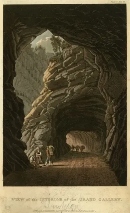 Framed Print : Simplon Pass 1819 Framed Print : Simplon Pass 1819