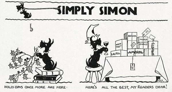 Simply Simon Cartoon Strip by Iris Chick